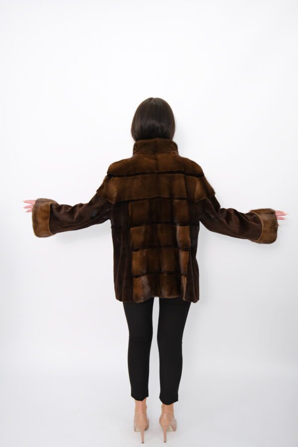 Furs mink jacket in demi buff color -119