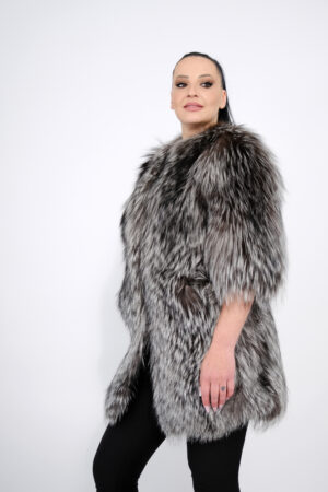 Fox fur jacket in arizante color -228