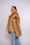 Exclusive Handmade Red Fox Fur Jacket – Authentic Fur