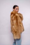 Exclusive Handmade Red Fox Fur Jacket – Authentic Fur