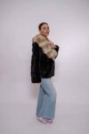Luxury Brown Mink Fur Coat – Impressive Collar & Handmade Craftsmanship