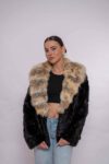 Luxury Brown Mink Fur Coat – Impressive Collar & Handmade Craftsmanship