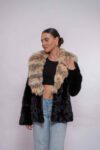 Luxury Brown Mink Fur Coat – Impressive Collar & Handmade Craftsmanship