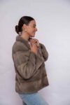 Silver Blue Mink Fur Coat for Women – Luxury Winter Outerwear