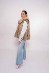 Luxury Grooz fox Fur Vest for Women – Premium Real Fur