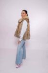 Luxury Grooz fox Fur Vest for Women – Premium Real Fur