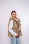 Luxury Grooz fox Fur Vest for Women – Premium Real Fur