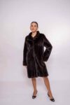 Luxury Women’s Mahakan Mink Fur Coat – Elegant Design