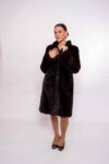 Luxury Women’s Mahakan Mink Fur Coat – Elegant Design
