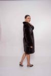 Luxury Women’s Mahakan Mink Fur Coat – Elegant Design