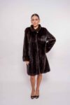 Luxury Women’s Mahakan Mink Fur Coat – Elegant Design