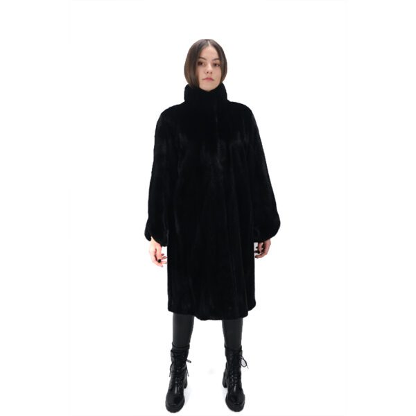 Black Mink Fur Jacket – Premium Mink Fur Coat