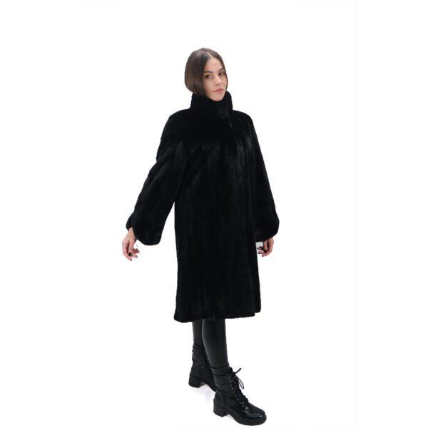 Black Mink Fur Jacket – Premium Mink Fur Coat