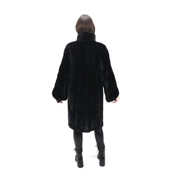 Black Mink Fur Jacket – Premium Mink Fur Coat