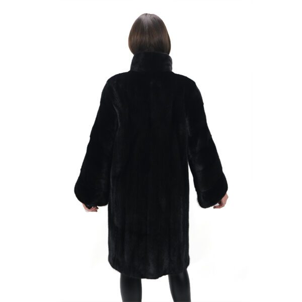 Black Mink Fur Jacket – Premium Mink Fur Coat
