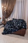 Luxury Real Fox Fur Blanket – Modern Premium Home Throw Cozy Gift