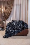 Luxury Real Fox Fur Blanket – Modern Premium Home Throw Cozy Gift