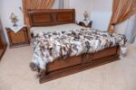 Luxury Colorful Fox Fur Blanket – Real Fur Home Throw Modern Cozy Gift