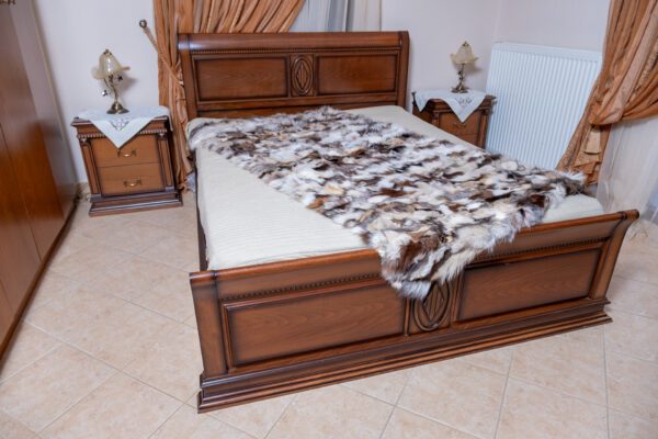 Luxury Colorful Fox Fur Blanket – Real Fur Home Throw Modern Cozy Gift