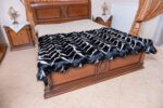 Luxury Real Fox Fur Blanket – Modern Premium Home Throw Cozy Gift